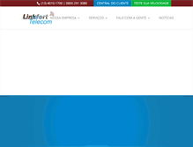 Tablet Screenshot of linkfort.com.br